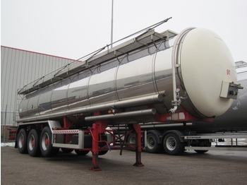 VOCOL (NL) 22.000 l., 1 comp., lift axle - Puspiekabe cisterna