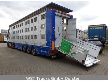 Puspiekabe dzīvnieku pārvadāšanai Michieletto 3 Stock Vollausstattung Hubdach