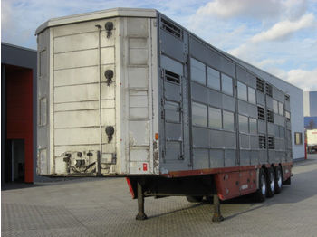 Pezzaioli SBA63U / 3 Achsen / BPW-Achsen / 3 Stock  - Puspiekabe dzīvnieku pārvadāšanai