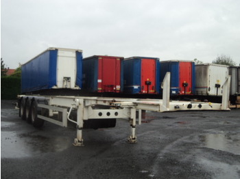 TURBOS HOET Container chassis - Puspiekabe noņemamā virsbūve/ Konteineru vedējs