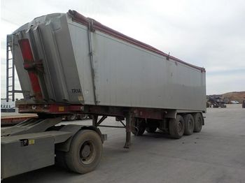  2007 Weightlifter Tri Axle Insulated Bulk Tipping Trailer c/w WLI, Easy Sheet (Plating Certificate Available, Tested 05/20) - Puspiekabe pašizgāzējs
