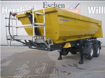 Puspiekabe pašizgāzējs Meiller TR2 Stahl-Kurzsattel 22m³ | SmartBoard*Luft-Lift