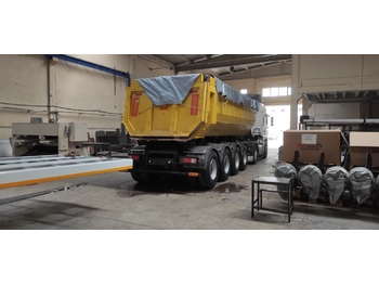 Puspiekabe pašizgāzējs NOVA NEW 4 AXLE TIPPER TRAILER