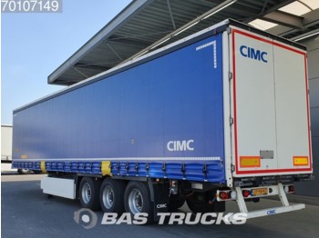 Puspiekabe tenta CIMC SG 03 Huckepack Edscha Palettenkasten BPW