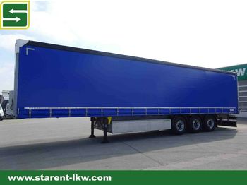 Puspiekabe tenta Schmitz Cargobull Tautliner, Liftachse, Palettenkasten, XL Zert.