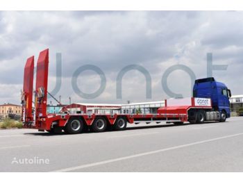 DONAT 3 axle Lowbed Semitrailer - Aspock - Puspiekabe zema profila platforma