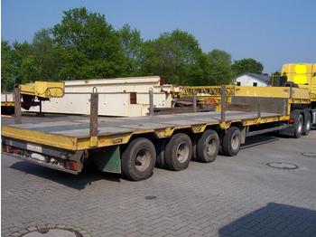 GOLDHOFER STZ4 46/80, 57.500 kg complete - Puspiekabe zema profila platforma