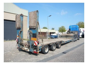 Goldhofer 3 axel low loader trailer - Puspiekabe zema profila platforma