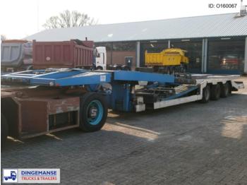 Louault 3-axle truck/machinery transporter trailer - Puspiekabe zema profila platforma