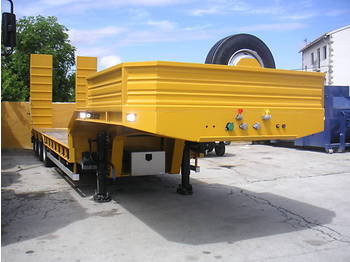  Lowbed semi-trailer Galtrailer PM3 3axles - Puspiekabe zema profila platforma