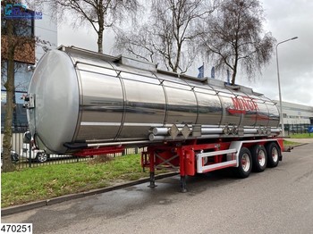 Puspiekabe cisterna RINNEN Chemie 28800 Liter, Steel Suspension: foto 1