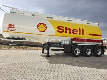 Jaunā Puspiekabe cisterna pārvadāšana degvielas SERIN Aluminium Fuel Tank Semi Trailer: foto 1
