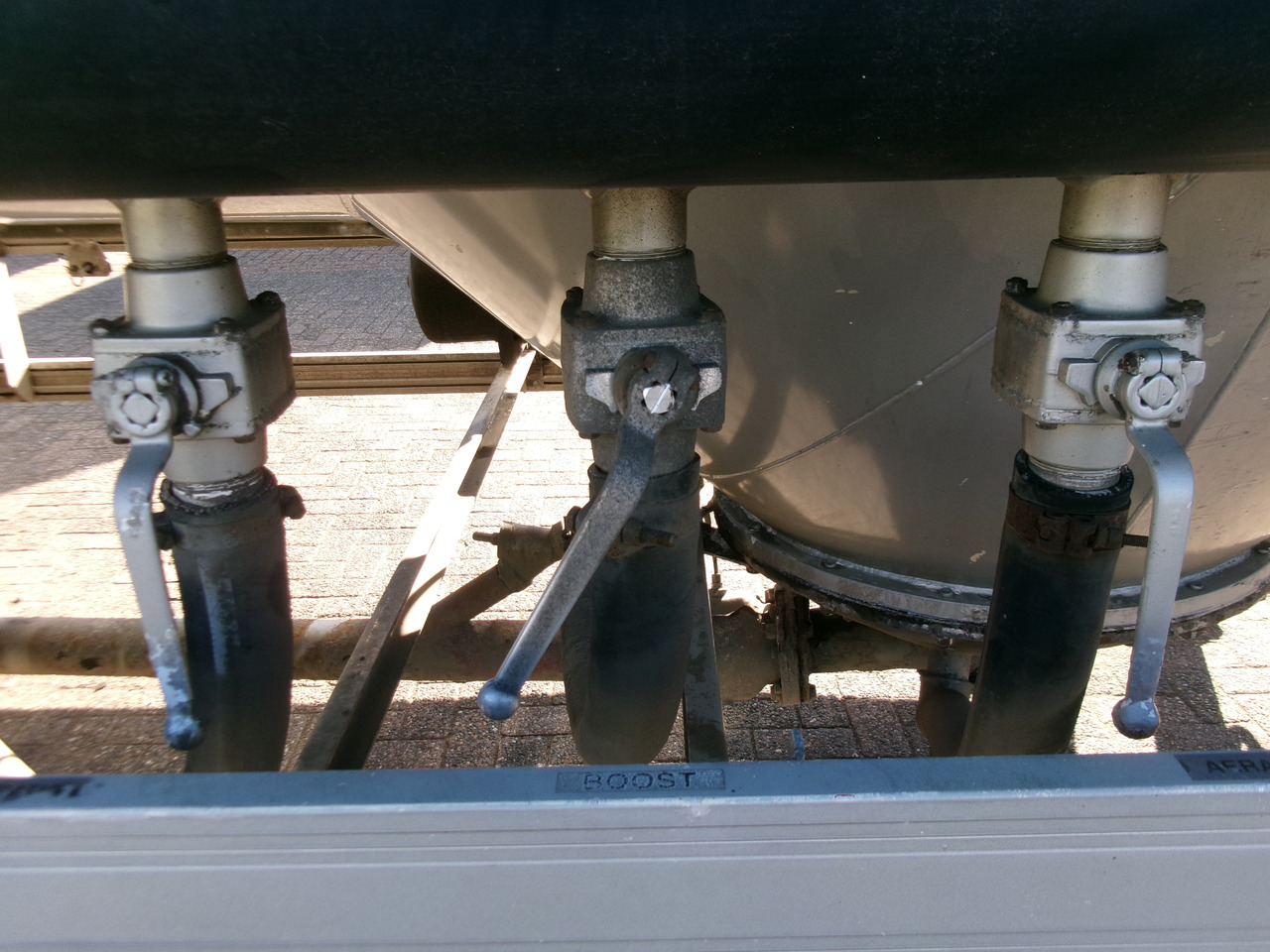 Puspiekabe cisterna pārvadāšana milti Spitzer Powder tank alu 37 m3 / 1 comp + compressor: foto 12