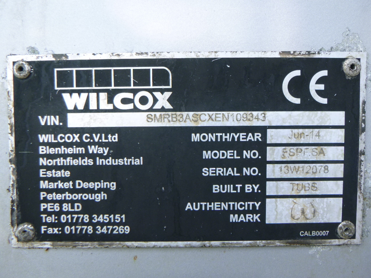 Puspiekabe pašizgāzējs Wilcox Tipper trailer alu 55 m3 + tarpaulin: foto 13