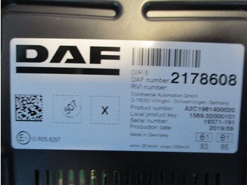Mērinstrumentu panelis - Kravas automašīna DAF 2178608 INSTRUMENTENPANEEL DAF XF CF NIEUWE !!!!: foto 3