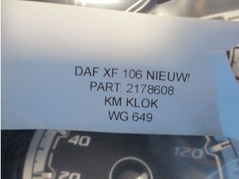Mērinstrumentu panelis - Kravas automašīna DAF 2178608 INSTRUMENTENPANEEL DAF XF CF NIEUWE !!!!: foto 2