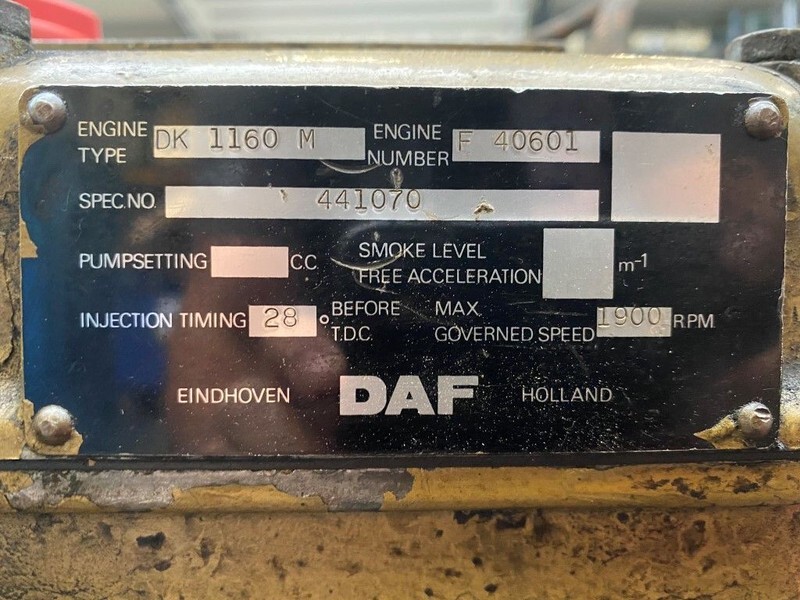 Dzinējs DAF DK 1160 M 200 PK Marine Diesel motor: foto 3