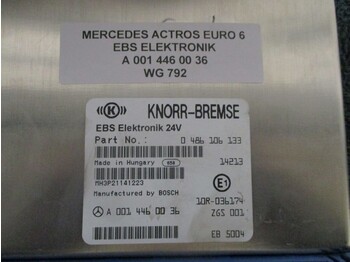 Elektrosistēma - Kravas automašīna Mercedes-Benz ACTROS A 001 446 00 36 EBS ELEKTRONIK EURO 6: foto 2