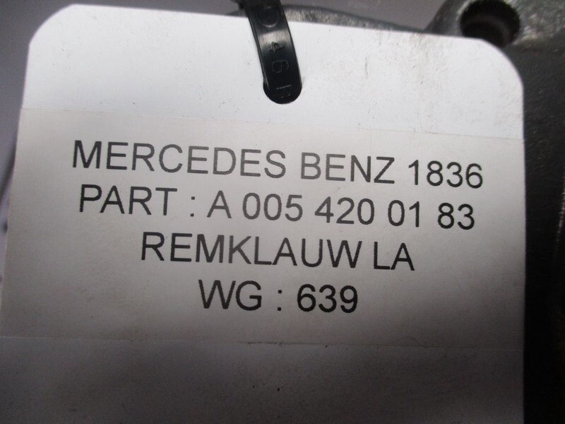 Bremžu suports - Kravas automašīna Mercedes-Benz A 005 420 01 83 LINKS ACHTER MP 4 EURO 6: foto 2