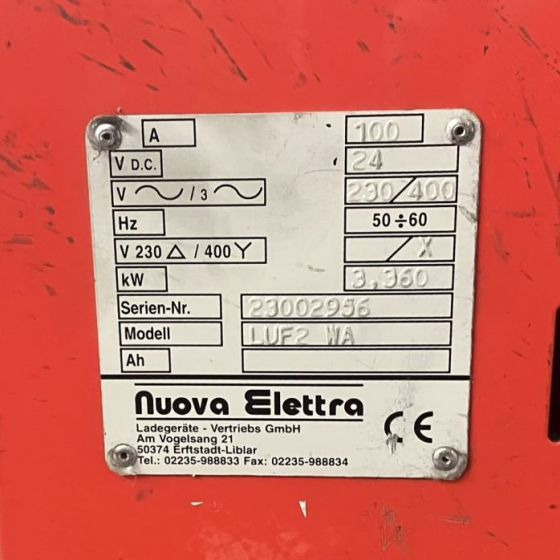 Elektrosistēma - Iekraušanas tehnika Nuova Elettra 24V/100A Luftronic 2: foto 6