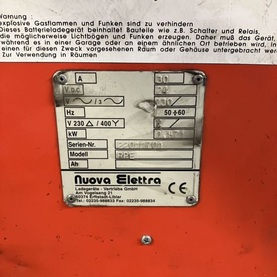 Elektrosistēma - Iekraušanas tehnika Nuova Elettra 24V/30A RpF: foto 6