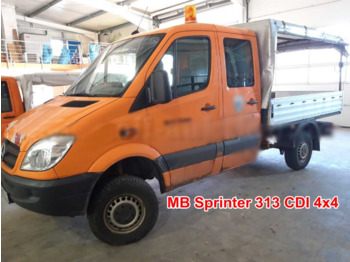 Automašīna ar kravas platformu MERCEDES-BENZ Sprinter 313