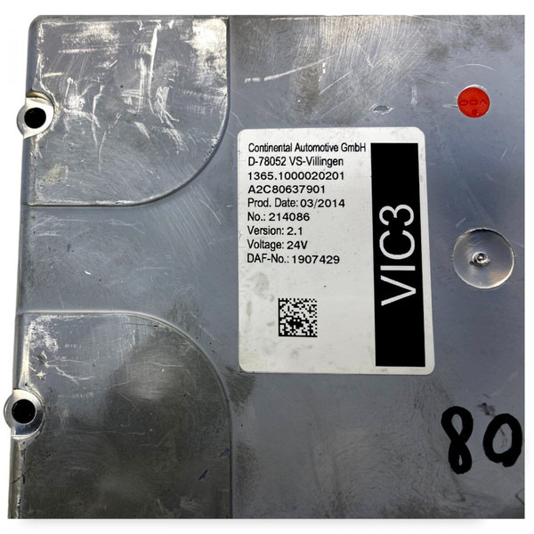 Continental CF450 (01.18-) - Elektroniskais vadības bloks (ECU): foto 5