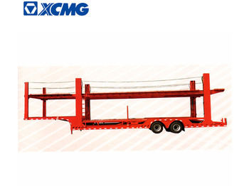 XCMG Official Manufacturer 3 Axles Car Transport Carrier Semi-Trailer - Puspiekabe autovedējs: foto 3