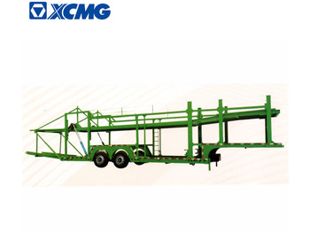  XCMG Official Manufacturer 3 Axles Car Transport Carrier Semi-Trailer - Puspiekabe autovedējs: foto 2