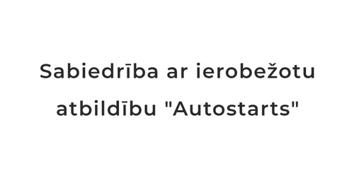 Sabiedrība ar ierobežotu atbildību "Autostarts"