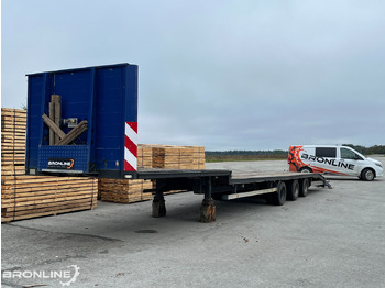 Puspiekabe zema profila platforma WECON