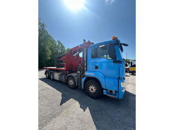Kravas auto ar manipulatoru MAN TGS 8x2 mit HMF Kran 6020 Jip Winde: foto 3