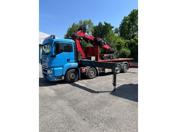 Kravas auto ar manipulatoru MAN TGS 8x2 mit HMF Kran 6020 Jip Winde: foto 4