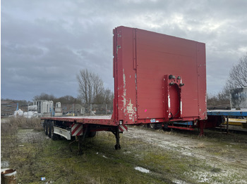 Bortu puspiekabe/ Platforma Fliegl SDS350  3 Achs Sattelauflieger: foto 2