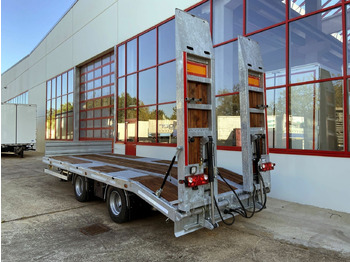 Piekabe zema profila platforma Möslein  21 t Tandemtieflader, hydr. Rampen, NEU: foto 3