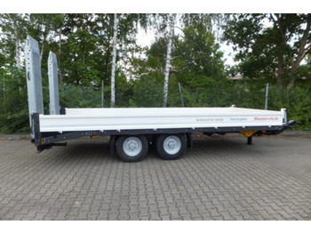 Jaunā Piekabe zema profila platforma pārvadāšana smagās tehnikas Möslein TTT 11- 6,28 Weiß  Neuer Tandemtieflader: foto 5