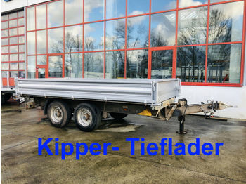 Piekabe pašizgāzējs Müller-Mitteltal  13,5 t GG Tandem- Kipper- Tieflader: foto 1