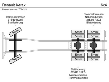 Konteineru vedējs/ Kravas automašīna ar noņemamā virsbūve Renault Kerax: foto 5