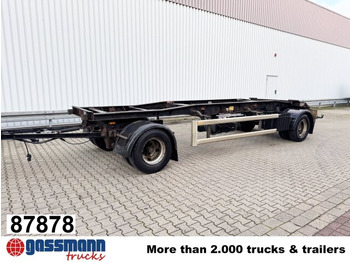 Multilift/ Būvgružu konteinera piekabe HÜFFERMANN