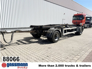 Multilift/ Būvgružu konteinera piekabe HÜFFERMANN