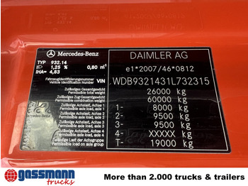 Šasija kravas automašīna Mercedes-Benz Actros 2644/48 K 6x4, Manual Gearbox, Full Steel: foto 2