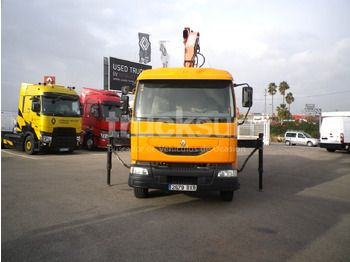 Bortu kravas automašīna/ Platforma, Kravas auto ar manipulatoru RENAULT MIDLUM 220.14C  GRUA: foto 5
