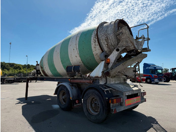 Puspiekabe Le Cinena 12 m2 Baruval 2 axle Concrete trailer Lecinena 12 m3 Baruval 2 achse Beton/Concrete mixer: foto 4