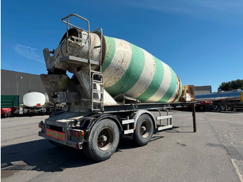 Puspiekabe Le Cinena 12 m2 Baruval 2 axle Concrete trailer Lecinena 12 m3 Baruval 2 achse Beton/Concrete mixer: foto 3