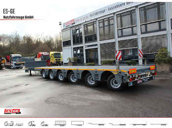 Puspiekabe zema profila platforma BROSHUIS