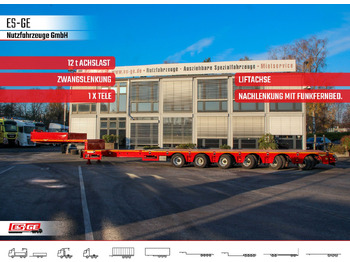 Puspiekabe zema profila platforma BROSHUIS