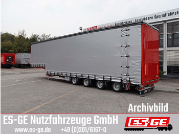 Puspiekabe zema profila platforma ES-GE