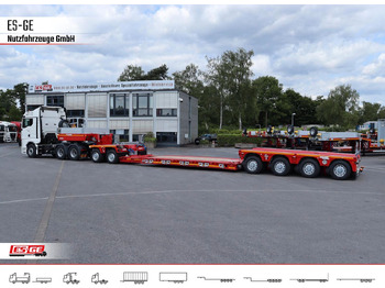 Puspiekabe zema profila platforma FAYMONVILLE