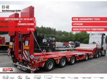 Puspiekabe zema profila platforma FAYMONVILLE