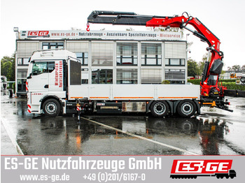 Bortu kravas automašīna/ Platforma, Kravas auto ar manipulatoru MAN TGX 26.480 6x2-4 LL CH mit Fassi F545RA.2.26: foto 5
